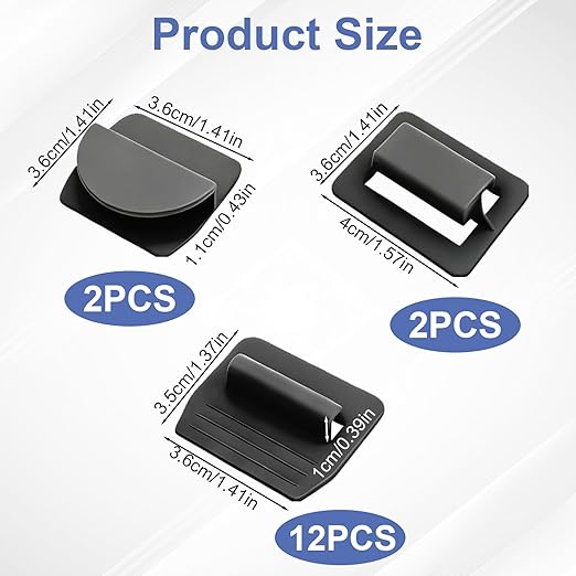16 Pcs Roof Sunshade Clips, Replacement Sun Shade Roof Clips Compatible with Model Y/3/S/X, Car Interior Sunroof Shade Holder Fastener Clips for Installation and Stability Glass Roof Sunshade