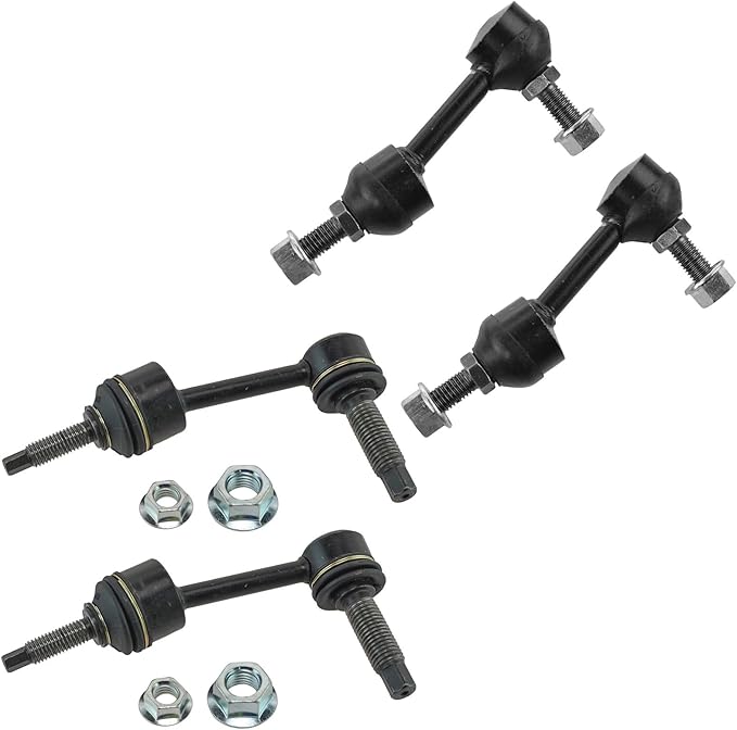 TRQ Front & Rear Sway Bar Stabilizer Link Set Compatible with 2005-2006 Ford Expedition Lincoln Navigator