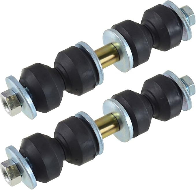 TRQ Front & Rear Sway Bar Stabilizer Link Set Compatible with 2004-2005 Chevrolet Classic 1997-2003 Malibu 1999-2004 Oldsmobile Alero 1997-1999 Cutlass 1999-2005 Pontiac Grand Am