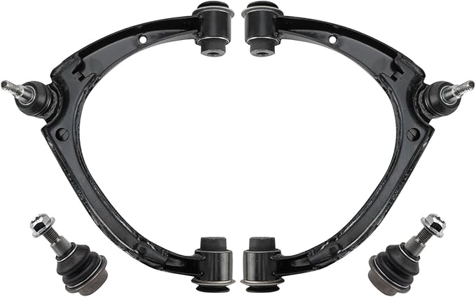 TRQ Front Upper Control Arm with Ball Joint Set 4 Piece Compatible with 2015-2022 Chevrolet Colorado 2015-2022 GMC Canyon