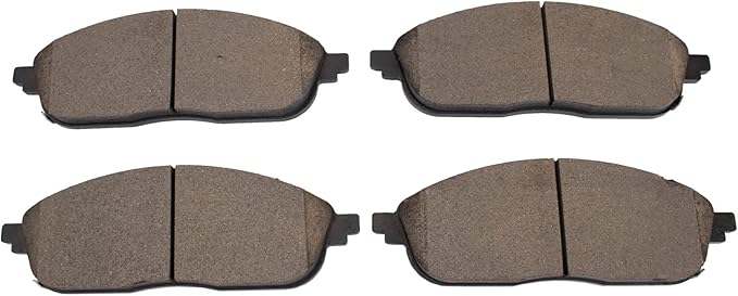 TRQ Front Brake Pads Ceramic Compatible with 2022-2024 Jeep Grand Cherokee 2021-2024 Grand Cherokee L