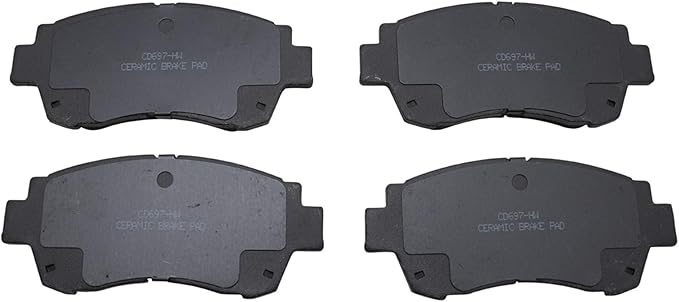 TRQ Front Brake Pads Ceramic Compatible with 1996-1998 Lexus SC300 1995-1997 Toyota Avalon 1996-2001 Camry 1998-1999 Celica 1998-2003 Sienna