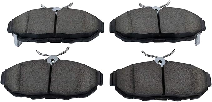 TRQ Rear Brake Pads Ceramic Compatible with 2011-2014 Ford Mustang