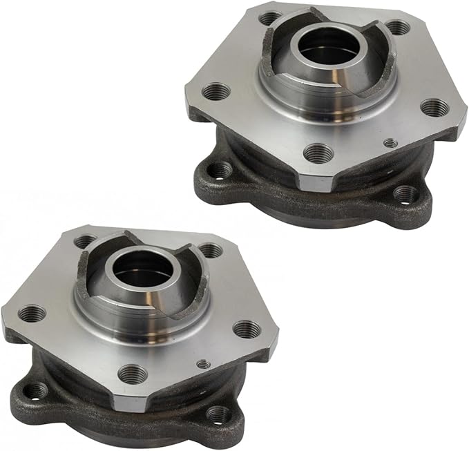 TRQ Front Left and Right Wheel Bearing and Hub Assembly Set 2 Piece Compatible with 17-19 Audi A4 17-19 A4 allroad 18-19 A5 Sportback 18-19 Q5 17-19 Q7 18-19 S4 18-19 S5 18-19 S5 Sportback 18-19 SQ5
