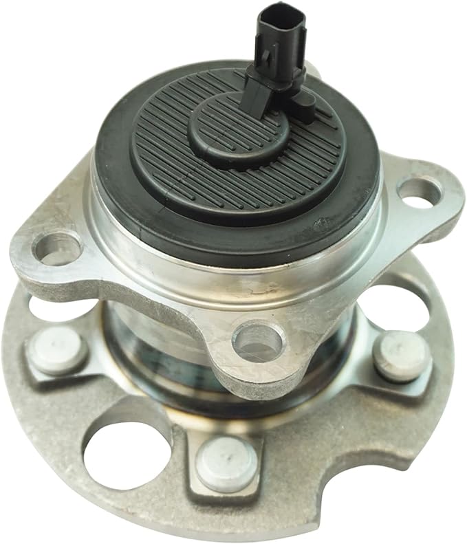 TRQ Rear Left and Right Wheel Bearing and Hub Assembly Set 2 Piece Compatible with 2009-2015 Toyota Venza Front Wheel Drive