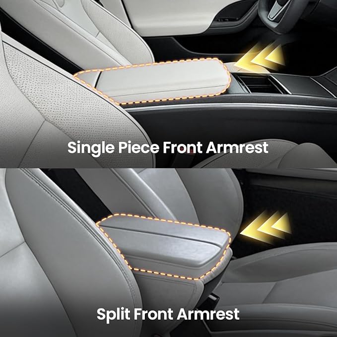 EKR Model S Seat Covers Custom Fit for Tesla Model S 2021-2026 Long Range & 2021-2023 Plaid(Single Piece Front Armrest),Leather Truck Seat Cover Full Set for SUV,Faux Leather(Black/Red)