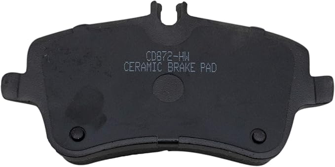 TRQ Front Ceramic Brake Pad Set Compatible with 2001-05 Mercedes Benz C240 2001-02 C320 2002 C230 2004-05 CLK320 2006-07 C280 2007-09 CLK350 2006-08 SLK280 2009-11 SLK300