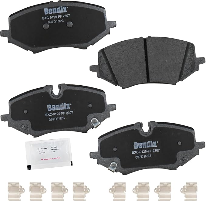 Bendix Priority1 CFC2307 Ceramic Front Brake Pads for Buick Encore 2020, Encore GX 2022-2020, Chevrolet Trailblazer 2022-2021