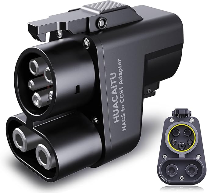 Tesla Supercharger Adapter, NACS to CCS Adapter, Fast Charge Your CCS1 EV at Tesla Superchargers, Electric Vehicle Charging Accessories for Ford, Rivian, GM, Volvo and Polestar EVs
