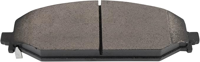 TRQ Front Ceramic Brake Pad Set Includes Contact Point Grease and Hardware Compatible with 2019-2023 Ram 1500 2022 Jeep Wagoneer 2022 Grand Wagoneer