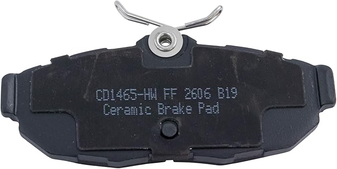 TRQ Rear Brake Pads Ceramic Compatible with 2011-2014 Ford Mustang