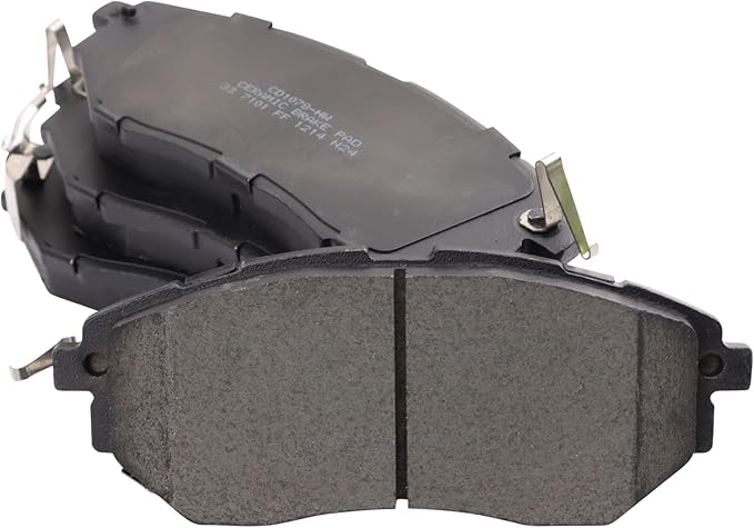 TRQ Front Ceramic Brake Pad Set Compatible with 06-07 Subaru B9 Tribeca 08-14 Tribeca 14-18 Forester 2.0XT Premium Touring 05-19 Legacy GT 2.5GT 3.0R 3.6R 10-19 Outback 3.6R 15-21 WRX