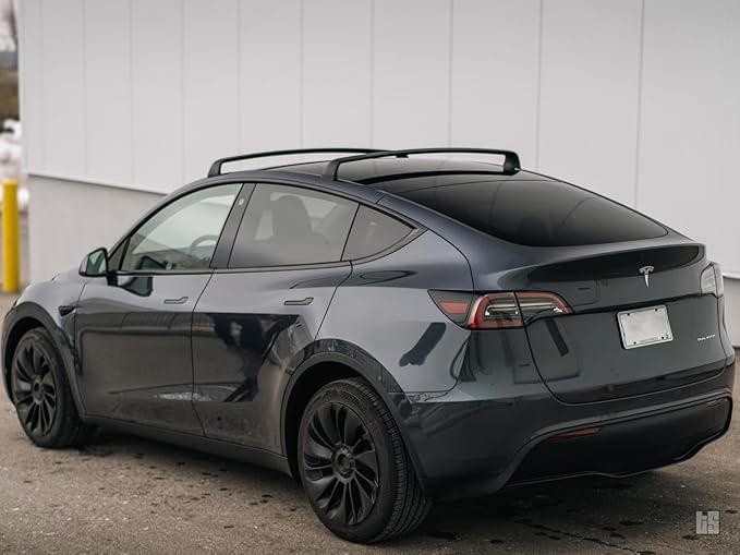 Tesloid.com Aluminum Roof Rack Cross Bars for Tesla Model Y