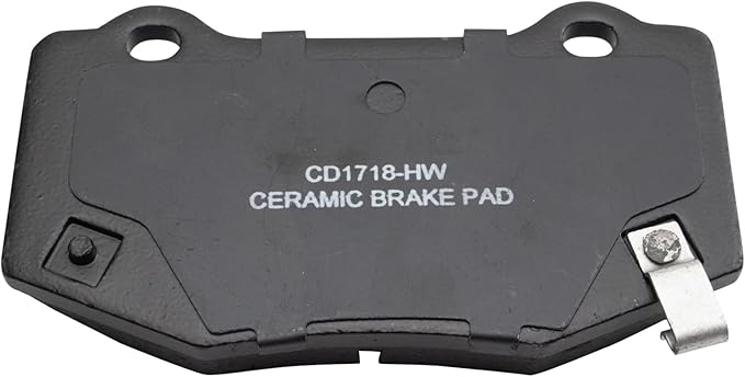 TRQ Rear Brake Pads Ceramic Hardware Wear Sensor Compatible with 2016-2019 Cadillac ATS 2016-2020 Chevrolet Camaro 2014-2019 Corvette
