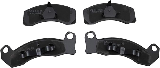TRQ Front Brake Pads Ceramic Compatible with 1987-1993 Ford Mustang 1987-1988 Thunderbird