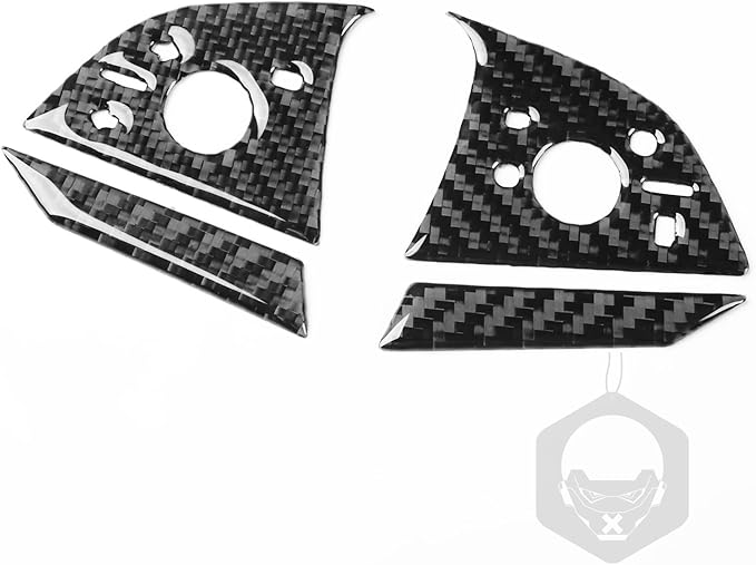 Carbon Fiber Stickers Media Panel Sticker Car Interior Decoration Compatible with Tesla Model 3 2024 Accessories Decorative Stickers