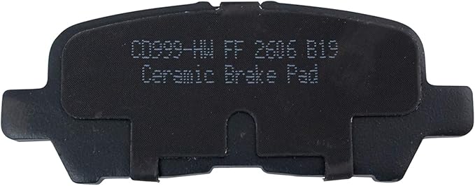 TRQ Rear Brake Pads Ceramic Compatible with 2005-2009 Buick LaCrosse 2011-2013 Chevrolet Impala 2014-2016 Impala Limited 2004-2008 Pontiac Grand Prix