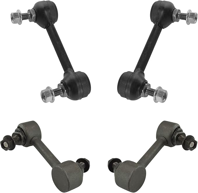 TRQ Front & Rear Sway Bar Stabilizer Link Set Compatible with 2004-2012 Chevrolet Colorado GMC Canyon 2007-2008 Isuzu i-290
