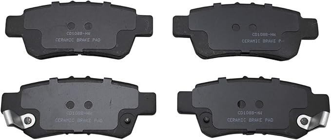 TRQ Rear Brake Pads Ceramic Compatible with 2005-2010 Honda Odyssey