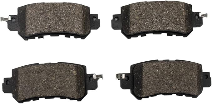 TRQ Rear Brake Pads Ceramic Compatible with 2016-2018 Mazda CX-3 2013-2015 CX-5