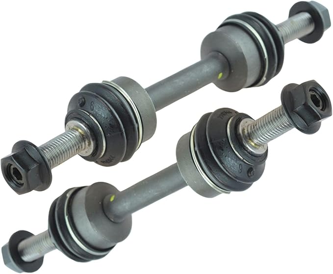 TRQ Front Driver and Passenger Side Sway Bar Link Set 2 Piece Compatible with 2009-2020 Ford F-150 Rear Wheel Drive 2007-2024 Expedition 2007-2024 Lincoln Navigator