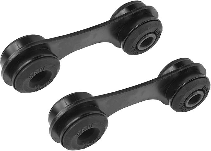 TRQ Rear Driver and Passenger Side Sway Bar Link Set 2 Piece Compatible with 2004-2012 Chevrolet Malibu 2005-2010 Pontiac G6 2003-2011 Saab 9-3 2010-2011 9-3X 2007-2009 Saturn Aura