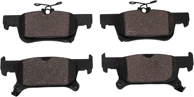 TRQ Rear Brake Pads Ceramic Compatible with 2017-2019 Buick Envision