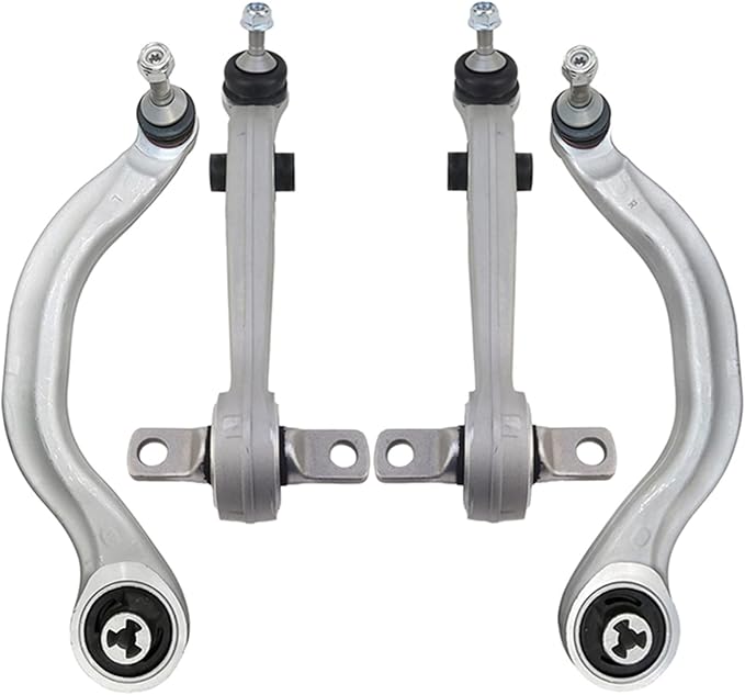 MUNIK Front Lower Control Arm 4-Piece Set For Tesla MODEL 3 (5YJ3) 2017 - Replacement# 104434100D *2,104435400A,104435900A