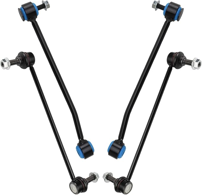 TRQ Front & Rear Sway Bar Stabilizer Link Set Compatible with 2015-2022 Ford Transit-150 Transit-250 Transit-350 Transit-350 HD