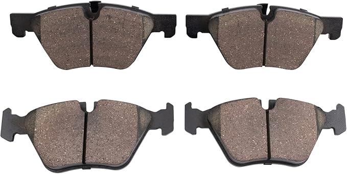 TRQ Front Brake Pads Ceramic Compatible with 2011-2016 BMW 528i 2012-2016 528i xDrive