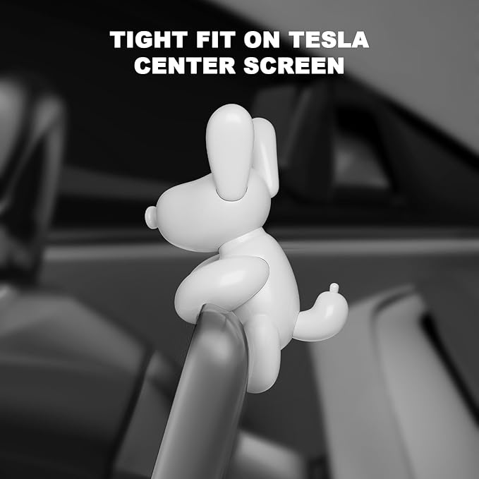 for Tesla Model Y 2026 Dog Mode Mini Screen Decoration Ornament Funny Decors Compatible with 2017-2026 Tesla Modle 3 and New Modle Y Juniper Interior Accessories (Gift Box)