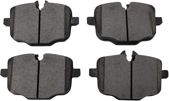 TRQ Rear Ceramic Brake Pad Set Compatible with 16-19 BMW 740i 16-19 750i 16-19 750i xDrive 17-19 740i xDrive 17-19 540i 17-19 540i xDrive 17-19 Alpina B7