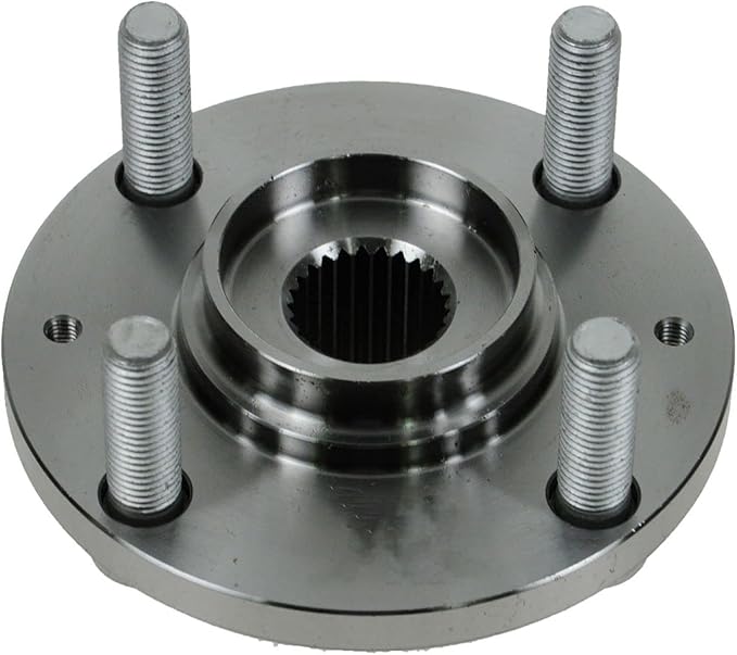 TRQ 2 Piece Front Wheel Bearing & Hub Assembly Set Compatible with 2000-2010 Hyundai Accent 2006-2011 Kia Rio Rio5