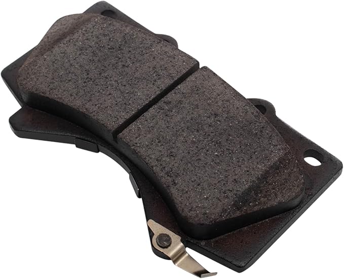 TRQ Front Brake Pads Ceramic Hardware Wear Sensor Compatible with 2008-2021 Lexus LX570 2008-2021 Toyota Land Cruiser 2008-2021 Sequoia 2007-2021 Tundra