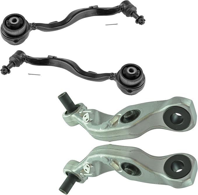 TRQ Front Left and Right Lower Control Arm with Ball Joint Set 4 Piece Compatible with 2007-2015 Lexus LS460