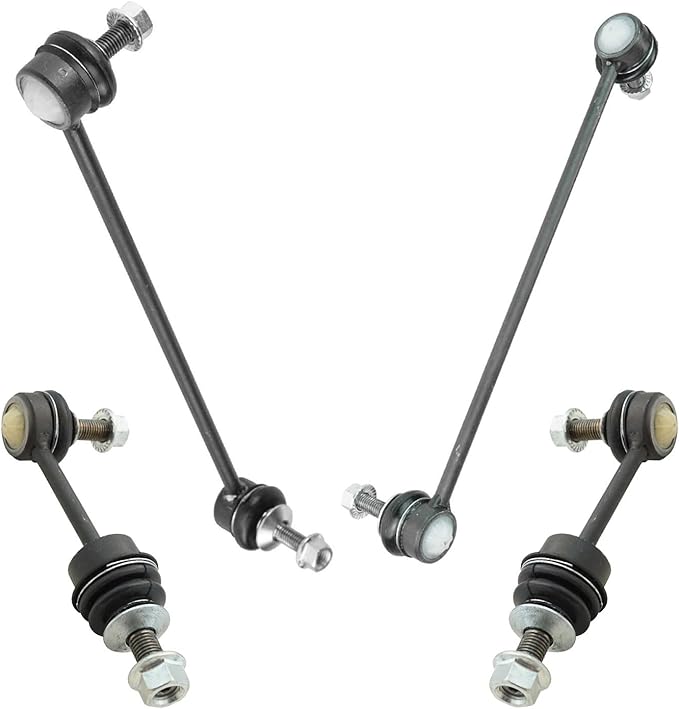 TRQ Front & Rear Sway Bar Stabilizer Link Set Compatible with 2004-2007 BMW 525i 2008-2010 528i 530i 2008 535i 2004-2005 545i 2006-2010 550i
