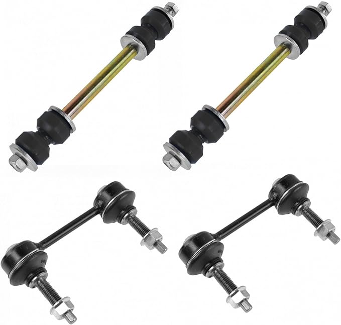 TRQ Front and Rear Sway Bar Link Set 4 Piece Compatible with 1994-2004 Ford Mustang