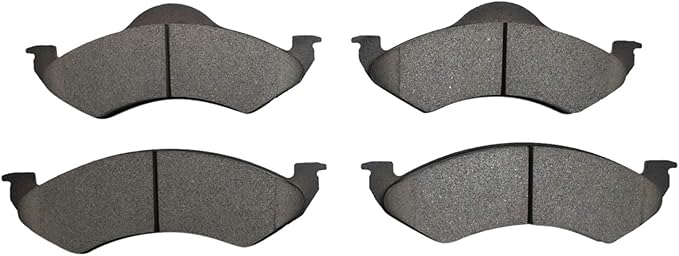 TRQ Front Brake Pads Ceramic Hardware Compatible with 2000-2002 Dodge Dakota 2000-2002 Durango