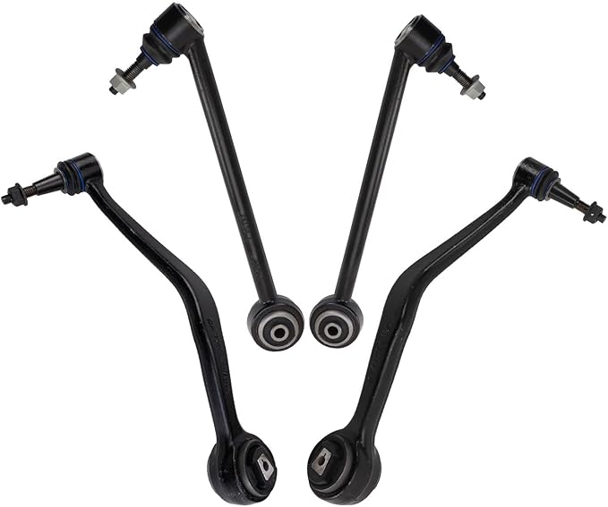 TRQ Front Left and Right Lower Control Arm with Ball Joint Set 4 Piece Compatible with 2011-2013 Chevrolet Caprice