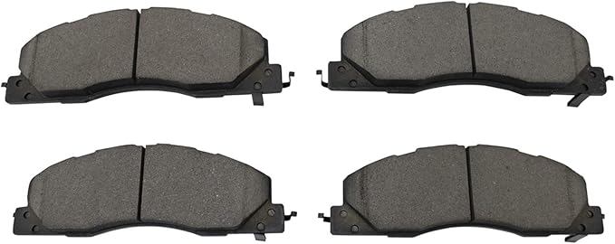 TRQ Front Brake Pads Ceramic Compatible with 2009-2010 Dodge Ram 2500 3500 2012 1500 2011-2018