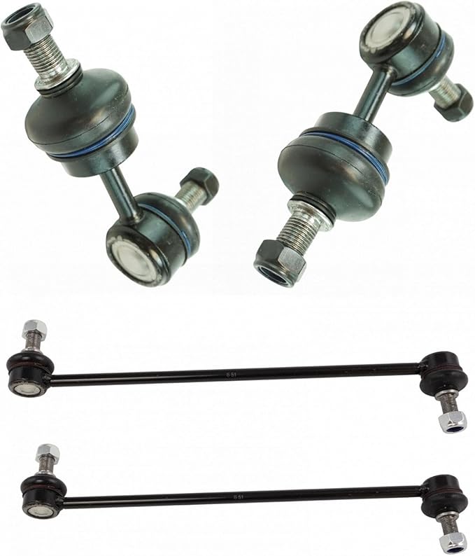 TRQ Front & Rear Sway Bar Stabilizer Link Set Compatible with 2013-2018 Hyundai Santa Fe Santa Fe Sport 2014-2015 Kia Sorento