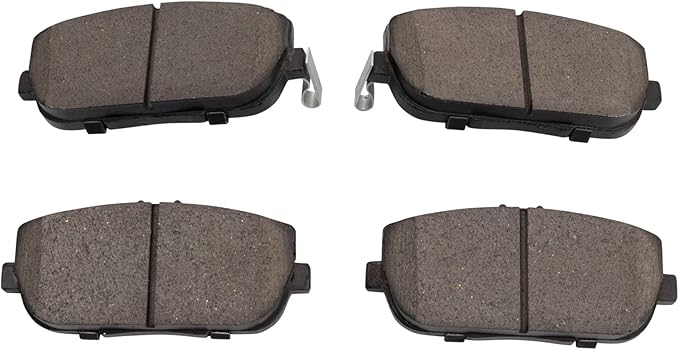 TRQ Rear Brake Pads Ceramic Compatible with 2017-2020 Fiat 124 Spider 2006-2019 Mazda MX-5 Miata