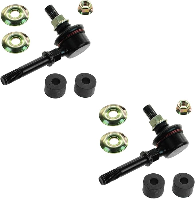 TRQ Front Sway Bar Stabilizer Link Set Compatible with 1995-1998 Nissan 200SX 1987-1988 300ZX 1990 Axxess 1985-1994 Maxima 1991-1993 NX 1988-1990 Pulsar NX 1985-2006 Sentra