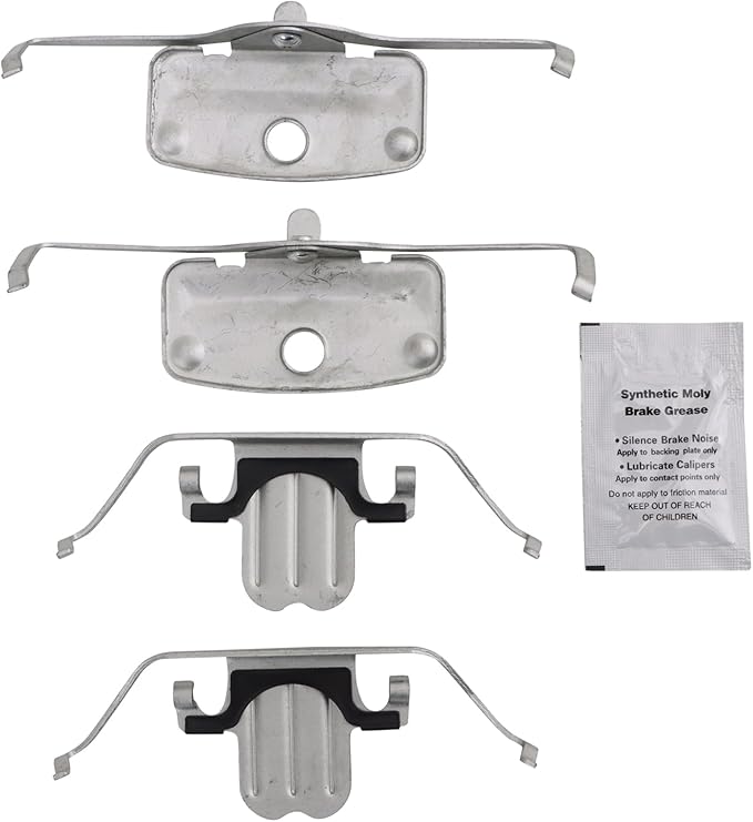 TRQ Front Ceramic Brake Pad Set Includes Contact Point Grease Hardware Compatible with 13-15 BMW X1 xDrive28i 13-15 sDrive28i 11-14 Z4 sDrive35is 08-13 M3 12-13 328i L6 3.0L
