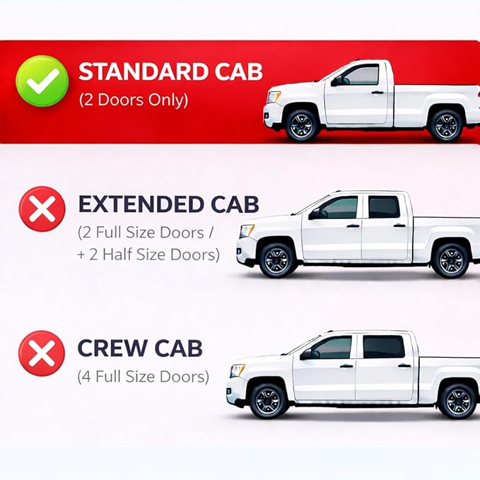 KPY Rain Guards Fit for 2004-2012 Chevrolet/Chevy Colorado Standard Cab, Out-Channel Window Visors Vent Wind Deflectors 2PC, Truck Accessories for 2004-2012 GMC Canyon Standard Cab (Single Cab Only)