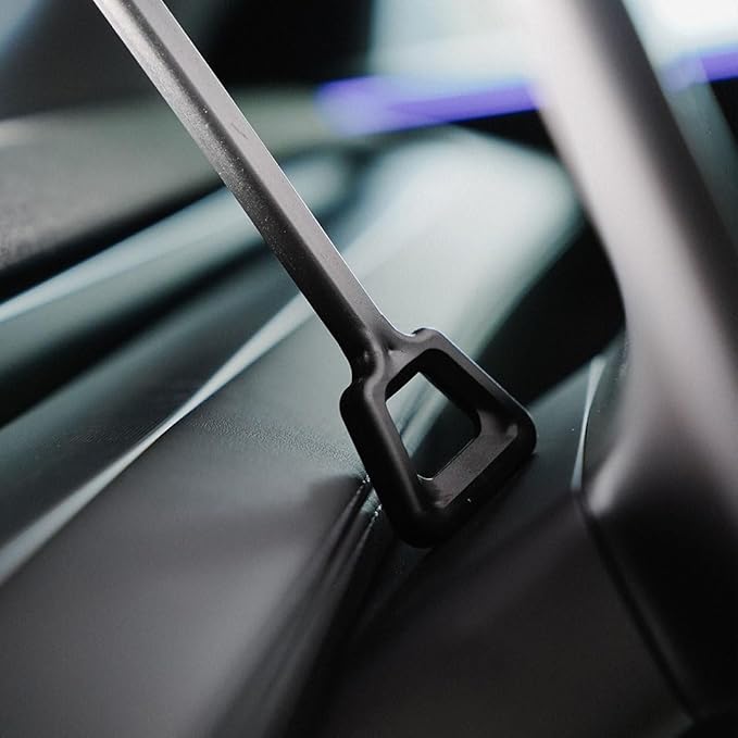 VION Tesla Model 3/Y Windshield Sunshade - Dual-Layer Full Blackout, Umbrella Style, Invisible Frame, Precise Fit, Easy Storage - Fits all Model Y and Model 3 - 2025 Upgraded Version