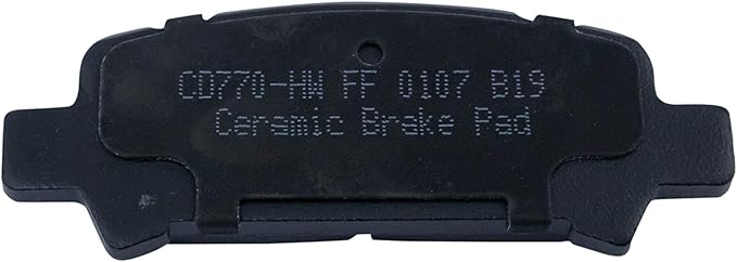 TRQ Rear Brake Pads Ceramic Hardware Wear Sensor Compatible with 2003-2006 Subaru Baja 1998-2003 Forester 1999-2003 Impreza 2000-2010 Legacy 2000-2004 Outback