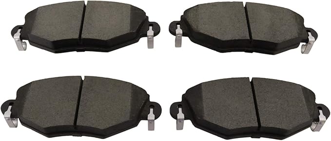 TRQ Front Brake Pads Ceramic Compatible with 2002-2008 Jaguar X-Type