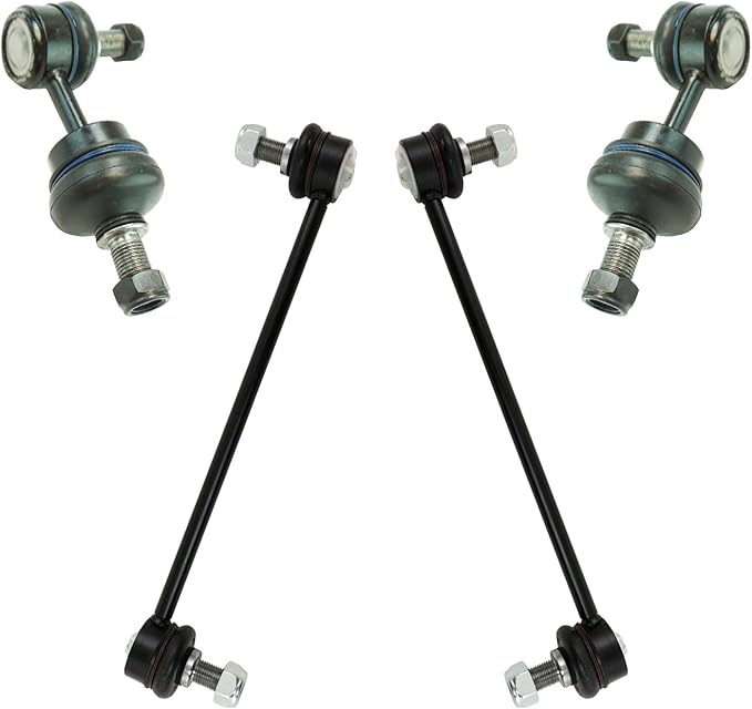TRQ Front and Rear Sway Bar Link Set Compatible with 12-17 Hyundai Azera 12-14 Hyundai Sonata Hybrid L4 2.4L 13-14 Sonata SE L4 2.0L 12-15 Kia Optima 14-16 Cadenza