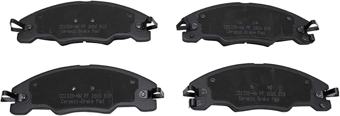 TRQ Front Brake Pads Ceramic Compatible with 2008-2011 Ford Focus
